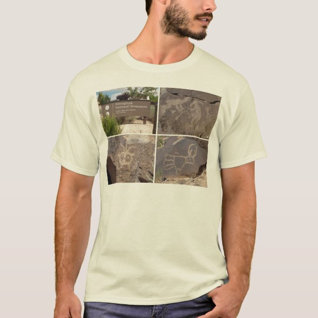 Petroglyphmedborgaremonument Tee (Framsida)