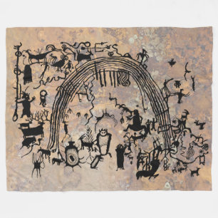 Petroglyphpanel Fleecefilt