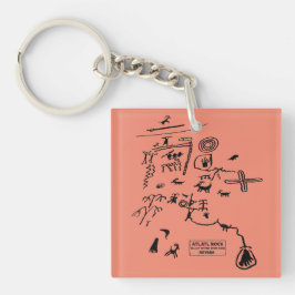 Petroglyphs at Atlatl Rock at Valley of Fire State