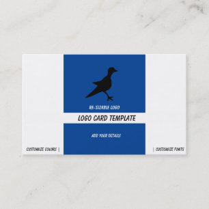 Petroglyphs Black Bird Logotyp Visitkort