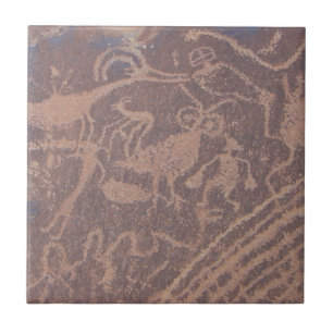 Petroglyphs Kakelplatta