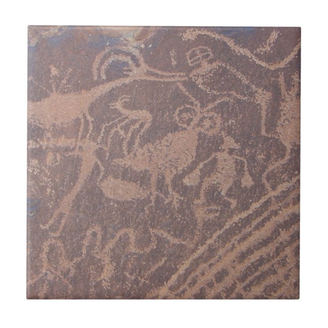 Petroglyphs Kakelplatta (Framsidan)