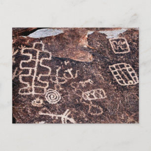 PETROGLYPHS NEVADA DESERT AMERICAN SOUTHWEST VYKORT