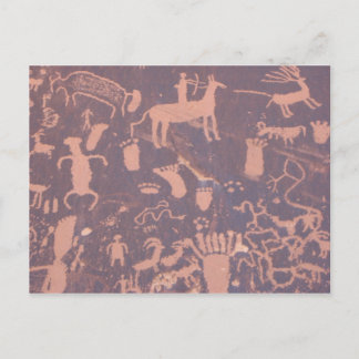 Petroglyphs Sten vykort