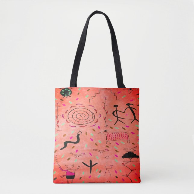 Petroglyphs Tob Bag Tygkasse (Framsida)