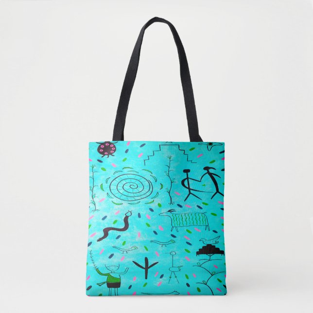 Petroglyphs Tob Bag Tygkasse (Framsida)