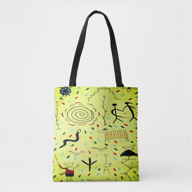 Petroglyphs Tob Bag Tygkasse (Framsida)