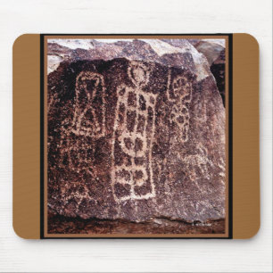 PETROGLYPHSAMERIKANSOUTHWEST, NEVADA ÖKEN MUSMATTA