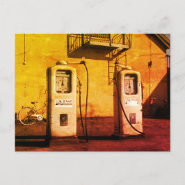 Petrol Station, Gas Station Vykort