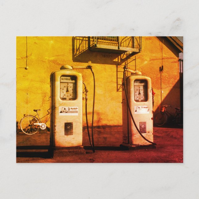 Petrol Station, Gas Station Vykort (Framsida)