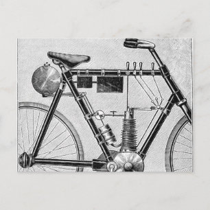 Petrolette Omega Motorcle, 1895 Vykort