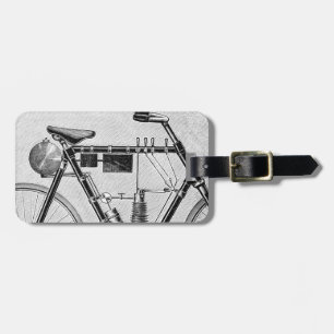 Petrolette Omega motorcykel, 1895 Bagagebricka