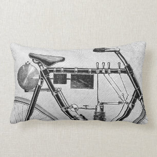 Petrolette Omega motorcykel, 1895 Lumbarkudde
