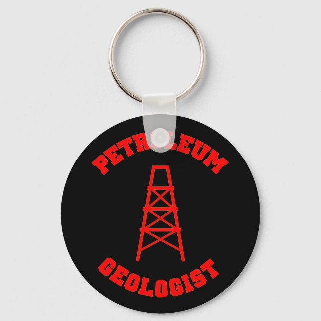 Petroleum Geolog Keychain Nyckelring (Framsida)