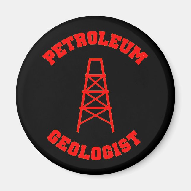 Petroleum Geolog Magnet (Framsidan)