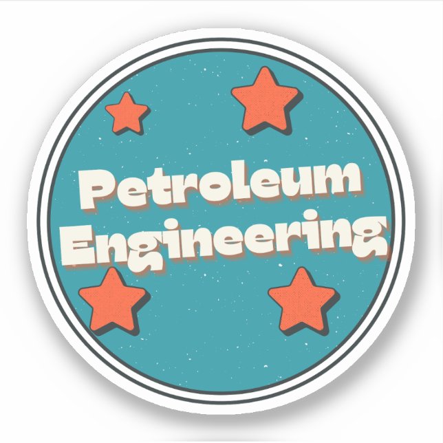 Petroleumteknik Klistermärken (Framsida)