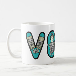 Petrolhead V8-bilentusiast Kaffemugg