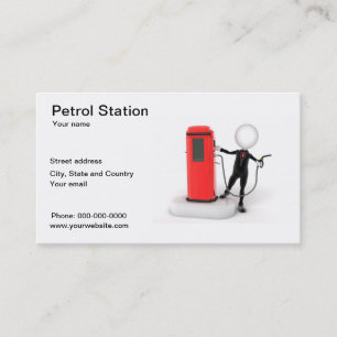 Petrolstationvisitkort Visitkort