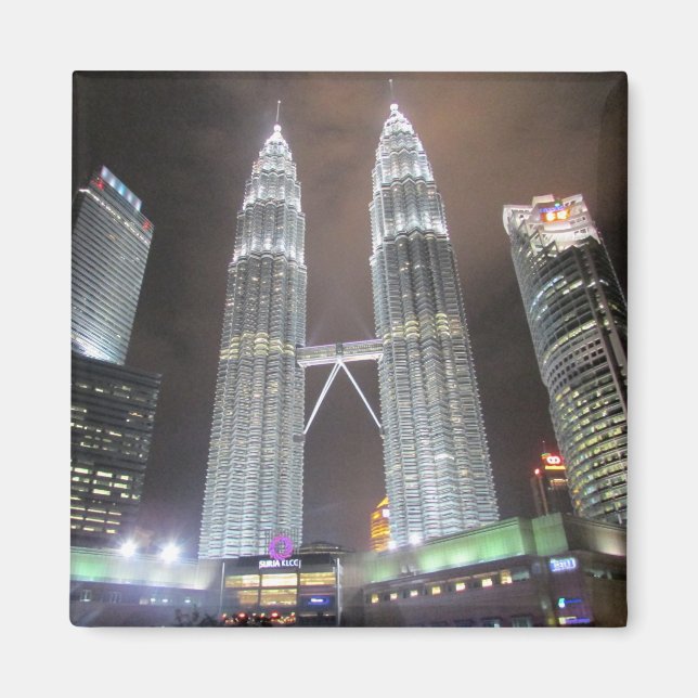 petronas night ljus magnet (Framsidan)