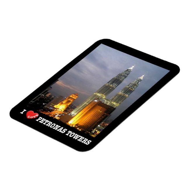 Petronas Torn - Kuala Lumpur - Malaysia - I Kärlek Magnet (Vänstra Sidan)