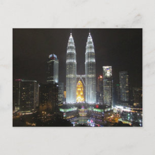 petronas torn malaysia vykort