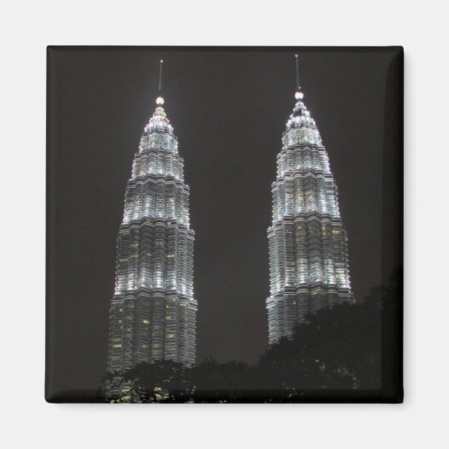 petronas torn night toppar magnet (Framsidan)