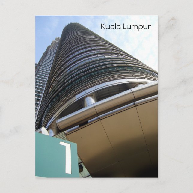 petronas torn one vykort (Framsida)