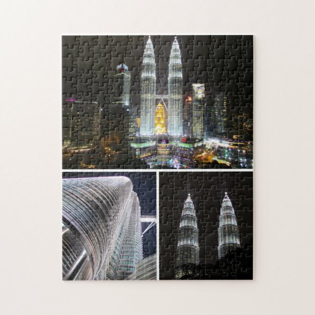 petronas torn trippel pussel (Vertikal)