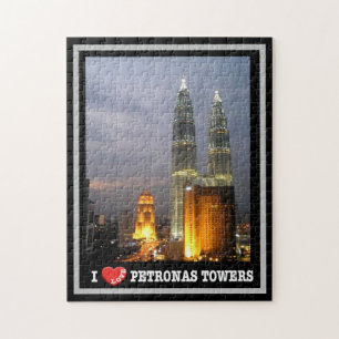 Petronas Tower - Kuala Lumpur - Malaysia - Jag äls Pussel