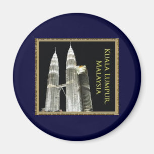 Petronas tvillingbröder magnet