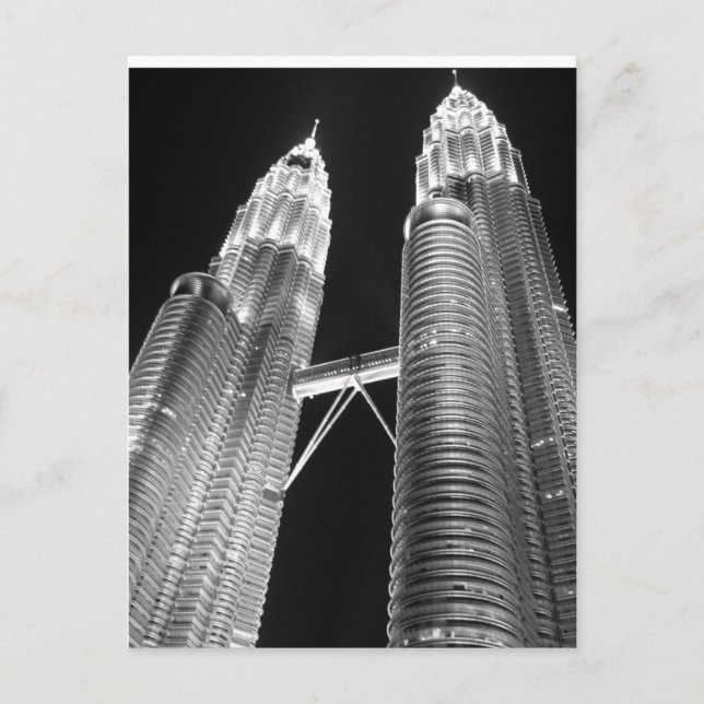 Petronas Twin Torn, KLCC Vykort (Framsida)