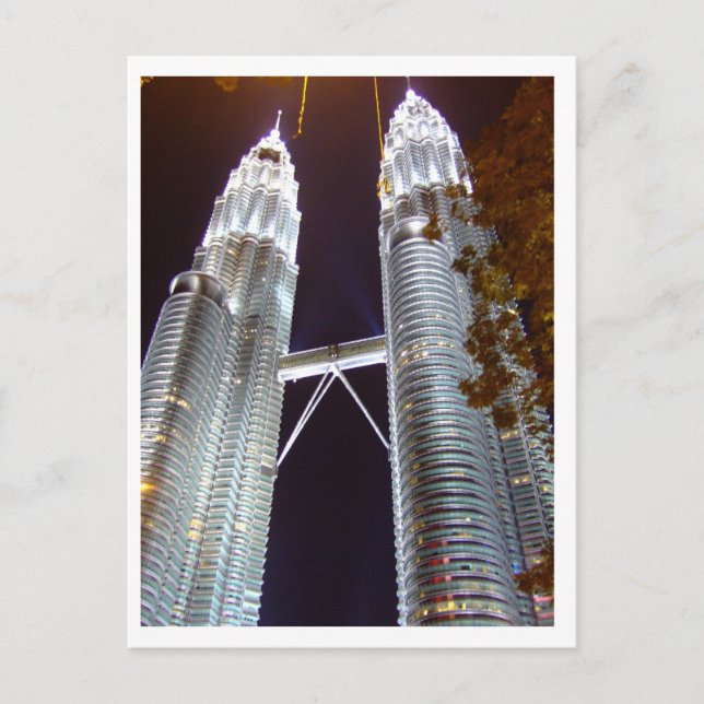 Petronas Twin Torn, KLCC Vykort (Framsida)