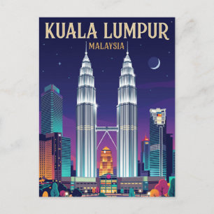 Petronas Twin Towers Malaysia Vykort