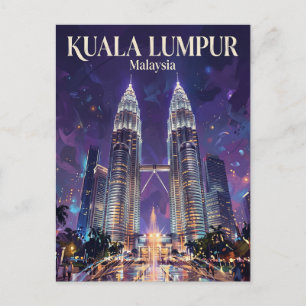 Petronas Twin Towers Malaysia Vykort