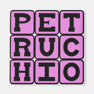 Petruchio, Såld i strumpläders Character Magnet