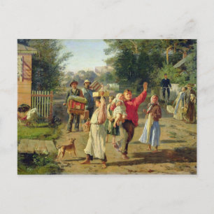 Petrushka kommer, 1888 vykort