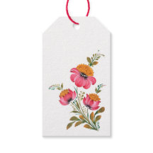 Petrykivka Rosa Blommig Whimsy