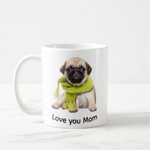 Pets enkla moderna Anpassningsbar fotopatkaffe Mug Kaffemugg