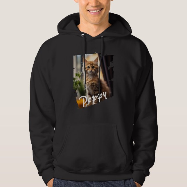 Pets enkla moderna Coola Hoodie (Framsida)