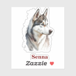 Pets enkla moderna Coola Typografi Namn Klistermärken