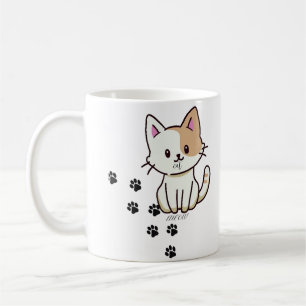 Pets enkla moderna Coola Typografi Namn och foto Kaffemugg