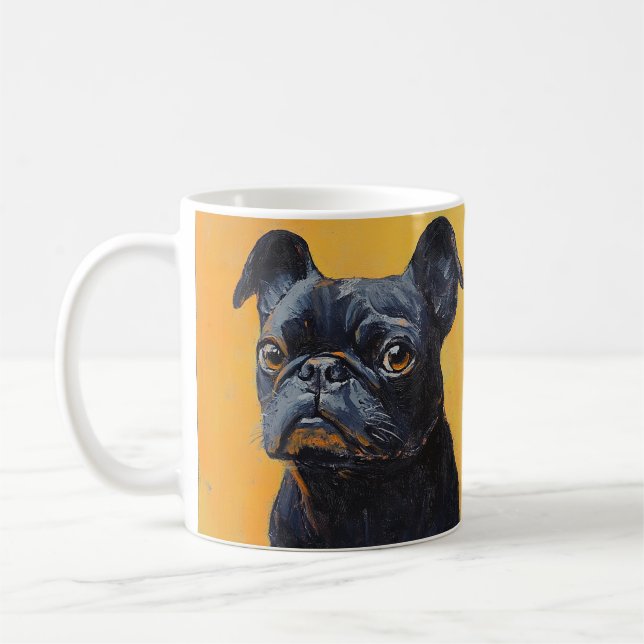 Pets enkla moderna Coola Typografi Namn och foto Kaffemugg (Vänster)