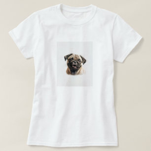 Pets enkla moderna Coola Typografi Namn och foto T Shirt