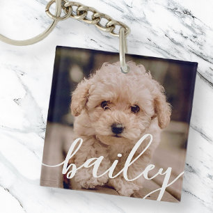 Pets enkla moderna Elegant Chic Namn och foto