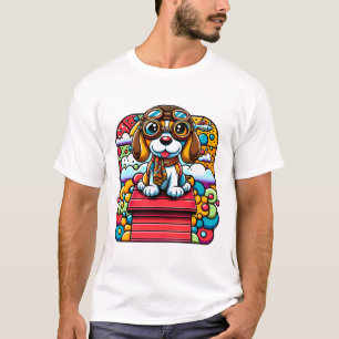 Pets enkla moderna: I Kärlek Hund T Shirt