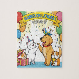 Pets från lycklig pussel