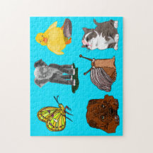 Pets Friends Jigszle Puzzle Gift