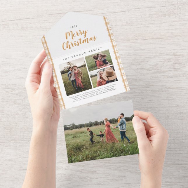 Pets jul Guld 4 Photo Helgdag (Avrivbar del)