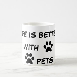 PETS-livet är bättre med husdjur Kaffemugg