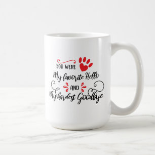 Pets Namn och citattemorial Kaffemugg